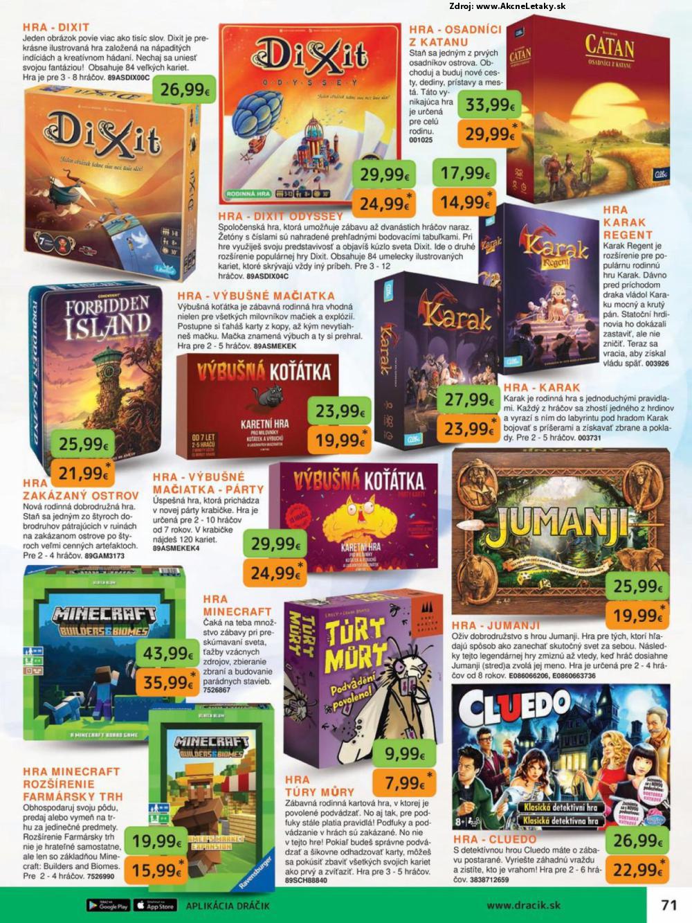 Leták Dráčik (10. 10. - 31. 12. 2022) - strana 71 z 124