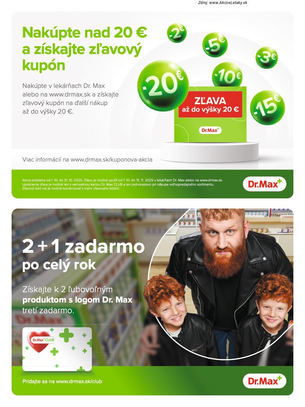Leták Dr.Max (1. 10. - 31. 10. 2025) - strana 11 z 12