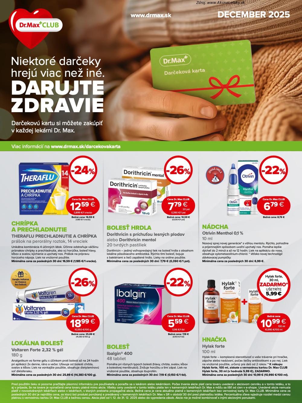 Leták Dr.Max - strana 1