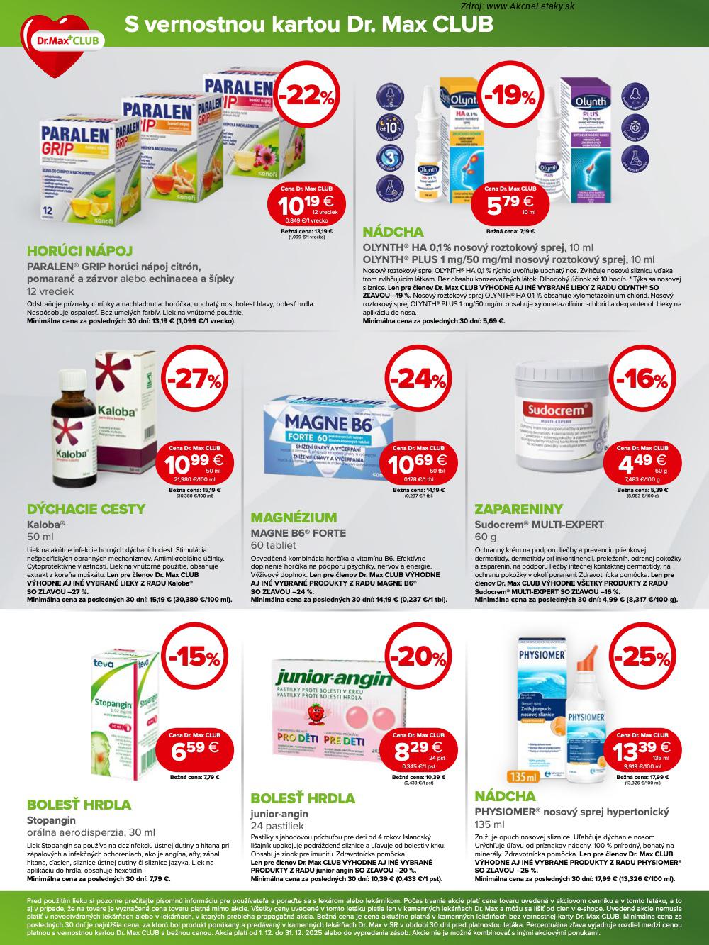 Leták Dr.Max - strana 3