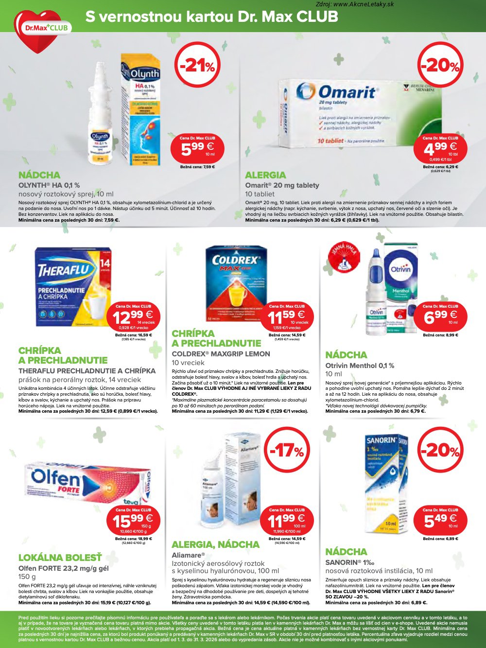 Leták Dr.Max - strana 3