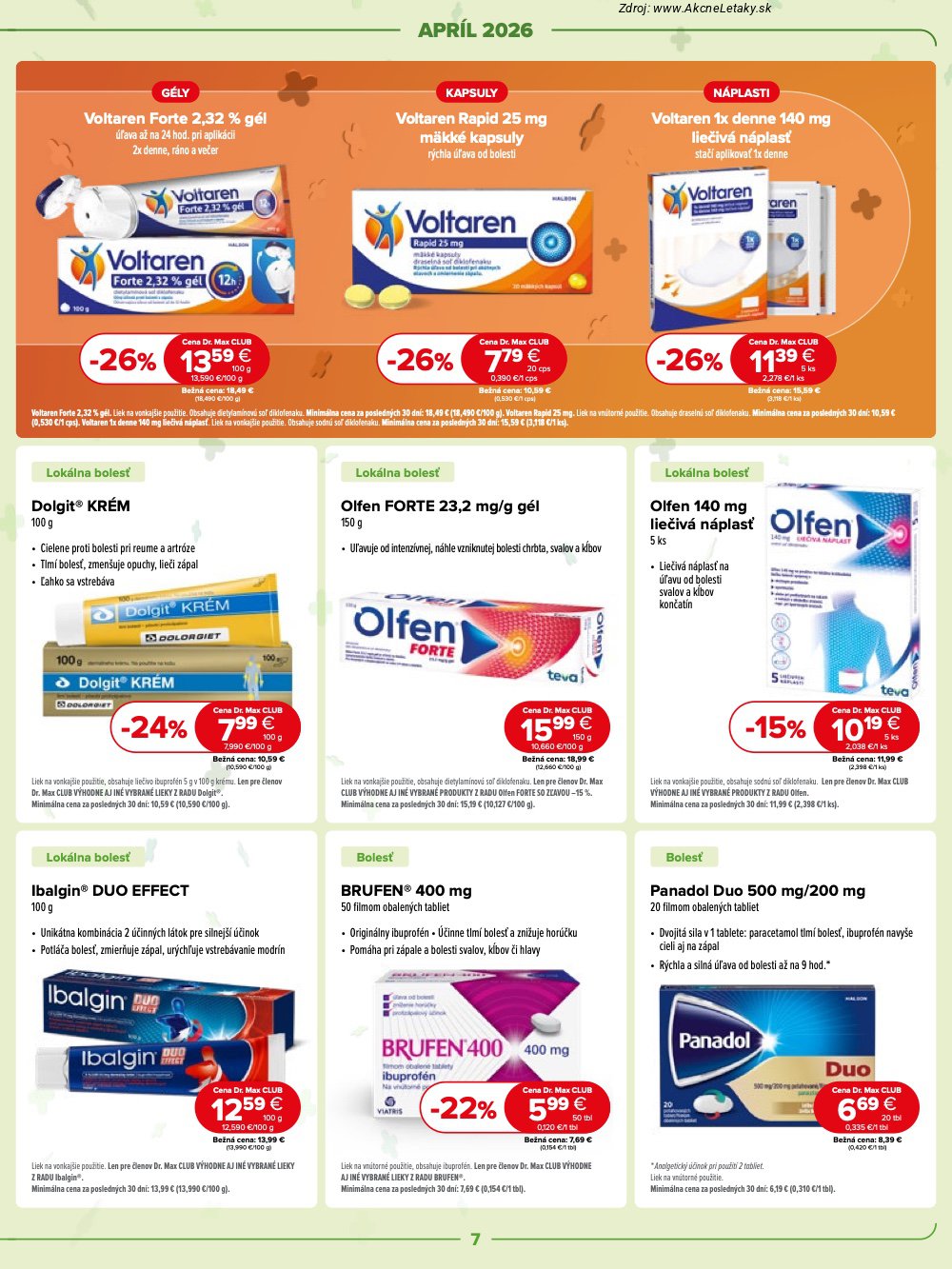 Strana 1 - leták  (1. 4. - 30. 4. 2026)