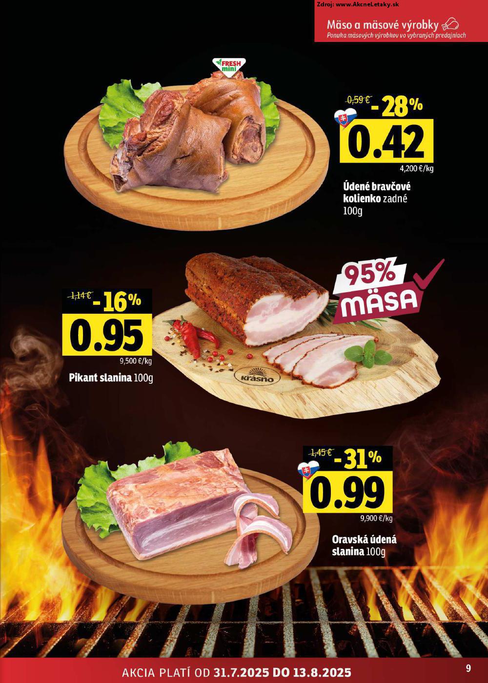 Leták FRESH (31. 7. - 13. 8. 2025) - strana 9 z 50