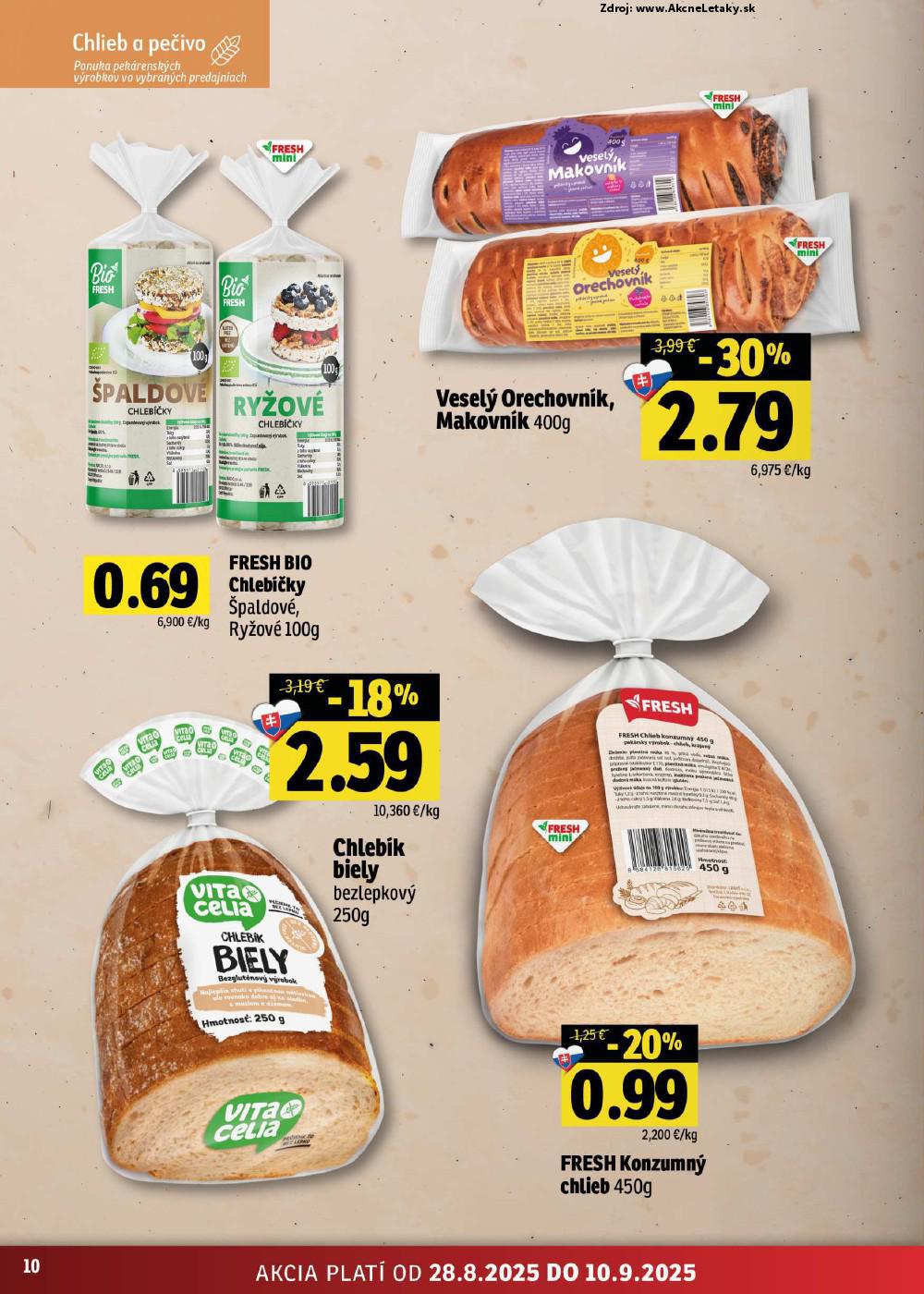 Leták FRESH (28. 8. - 10. 9. 2025) - strana 10 z 52