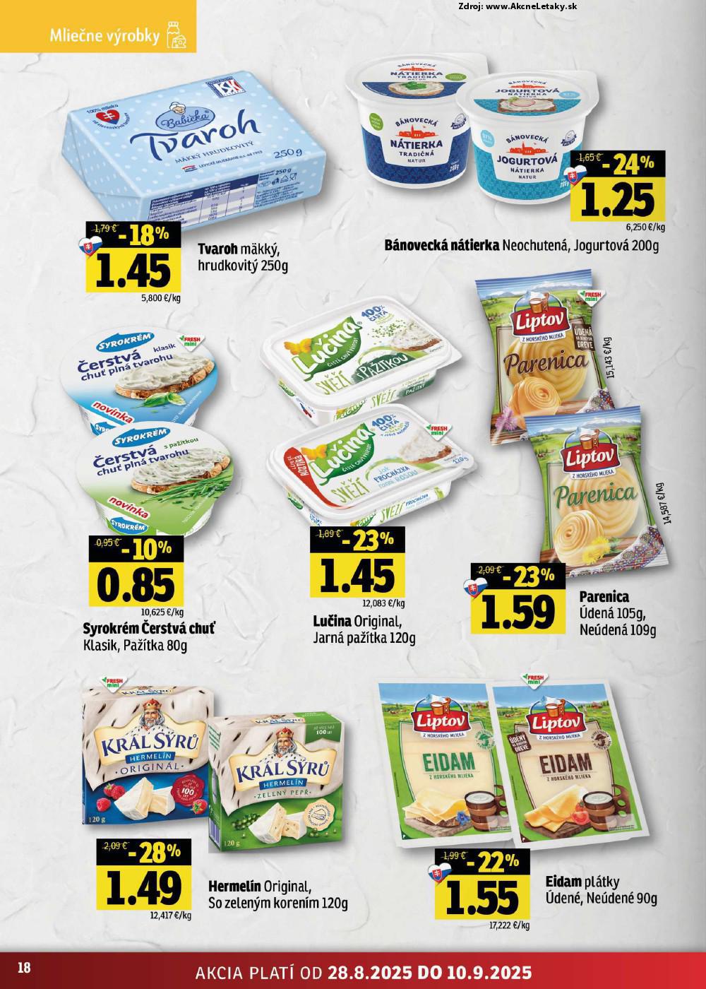 Leták FRESH (28. 8. - 10. 9. 2025) - strana 18 z 52