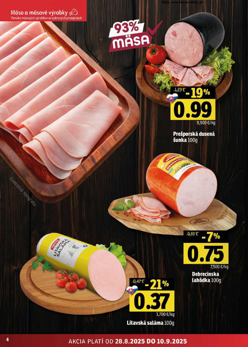 Leták FRESH (28. 8. - 10. 9. 2025) - strana 4 z 52