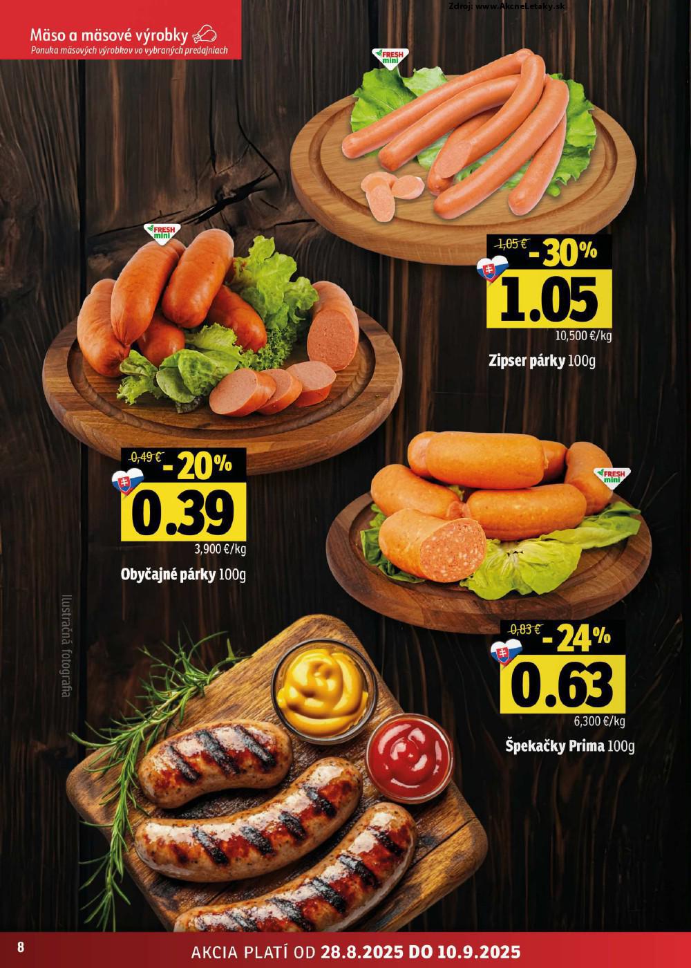 Leták FRESH (28. 8. - 10. 9. 2025) - strana 8 z 52