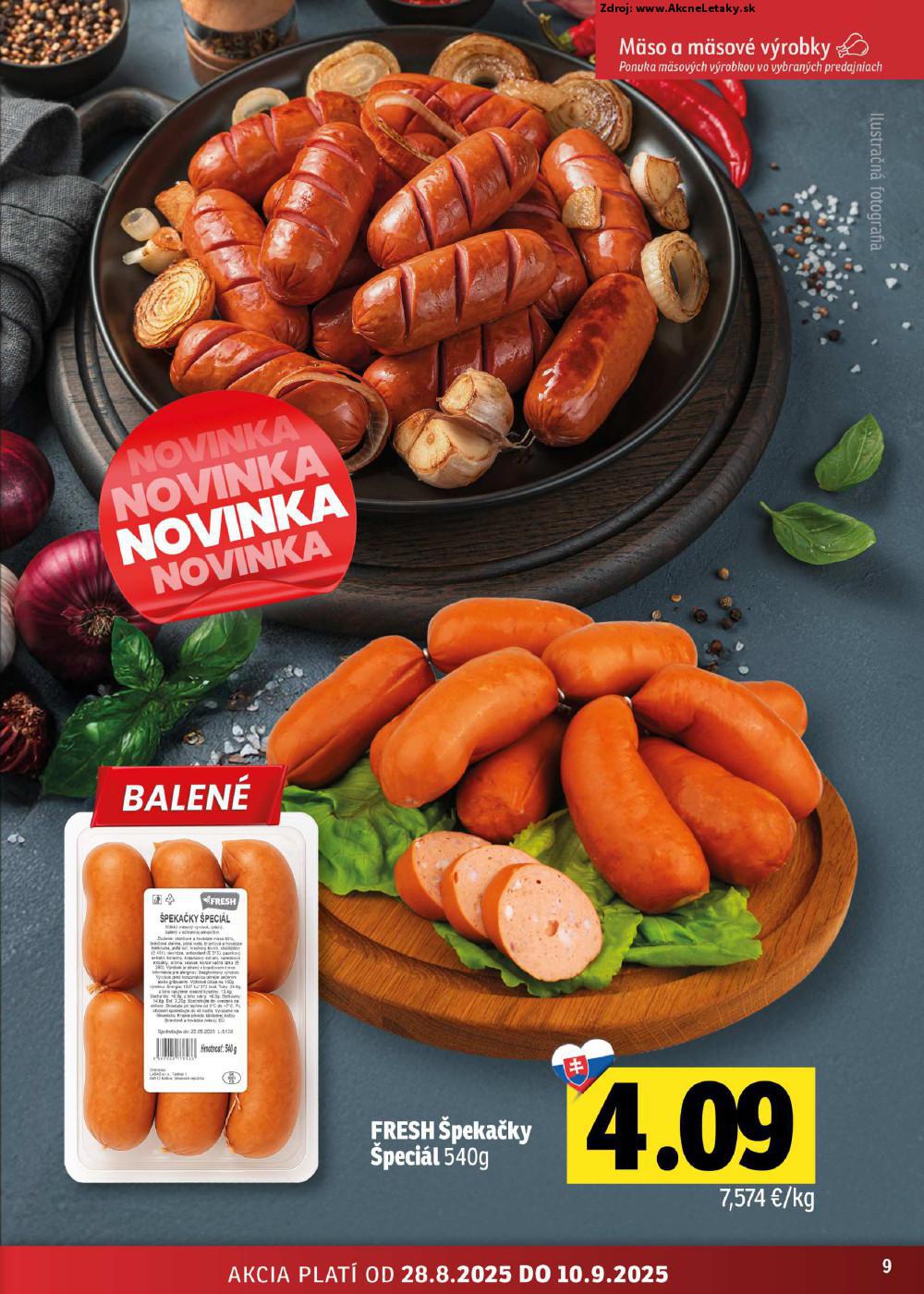 Leták FRESH (28. 8. - 10. 9. 2025) - strana 9 z 52