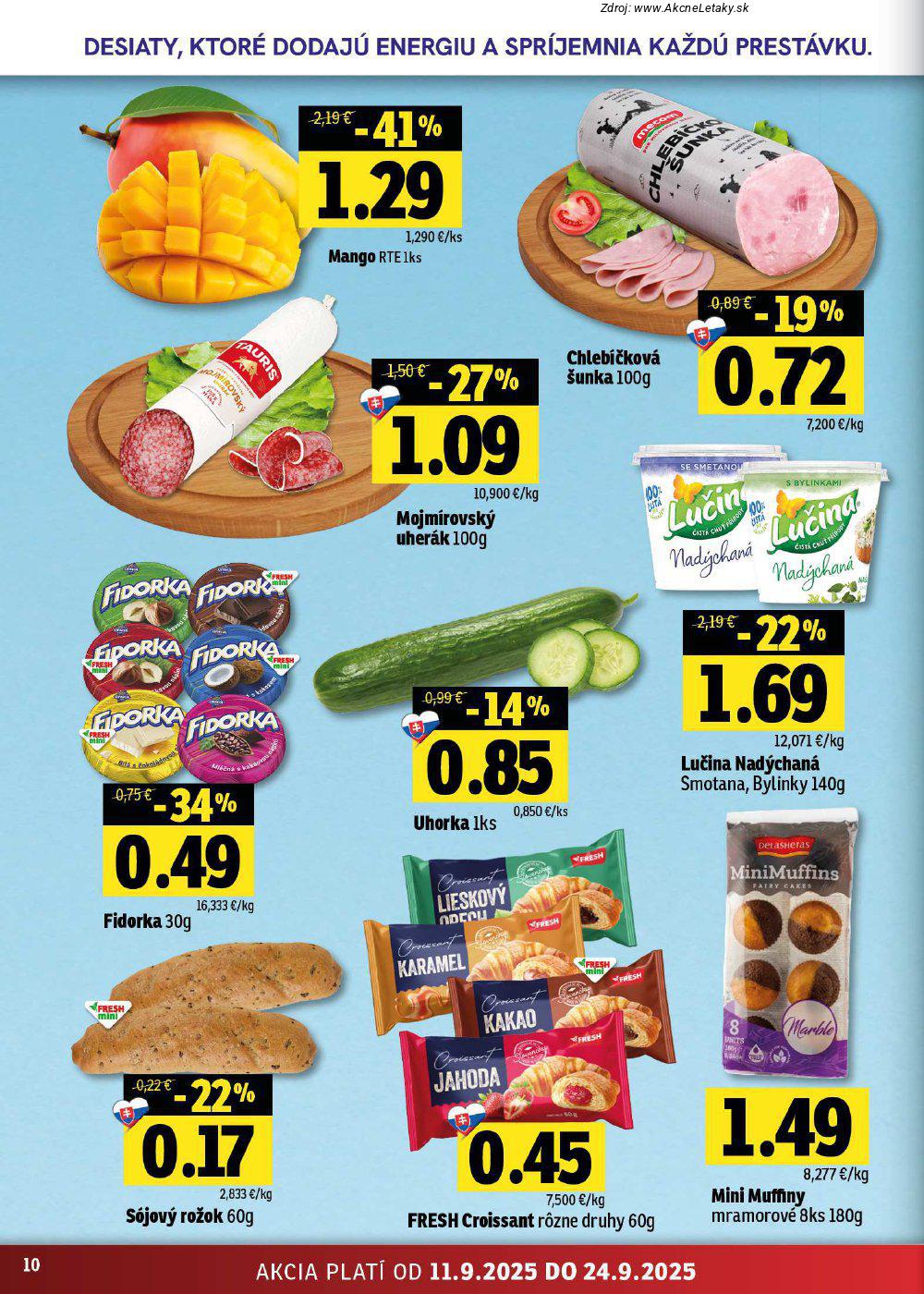 Leták FRESH (11. 9. - 24. 9. 2025) - strana 10 z 48