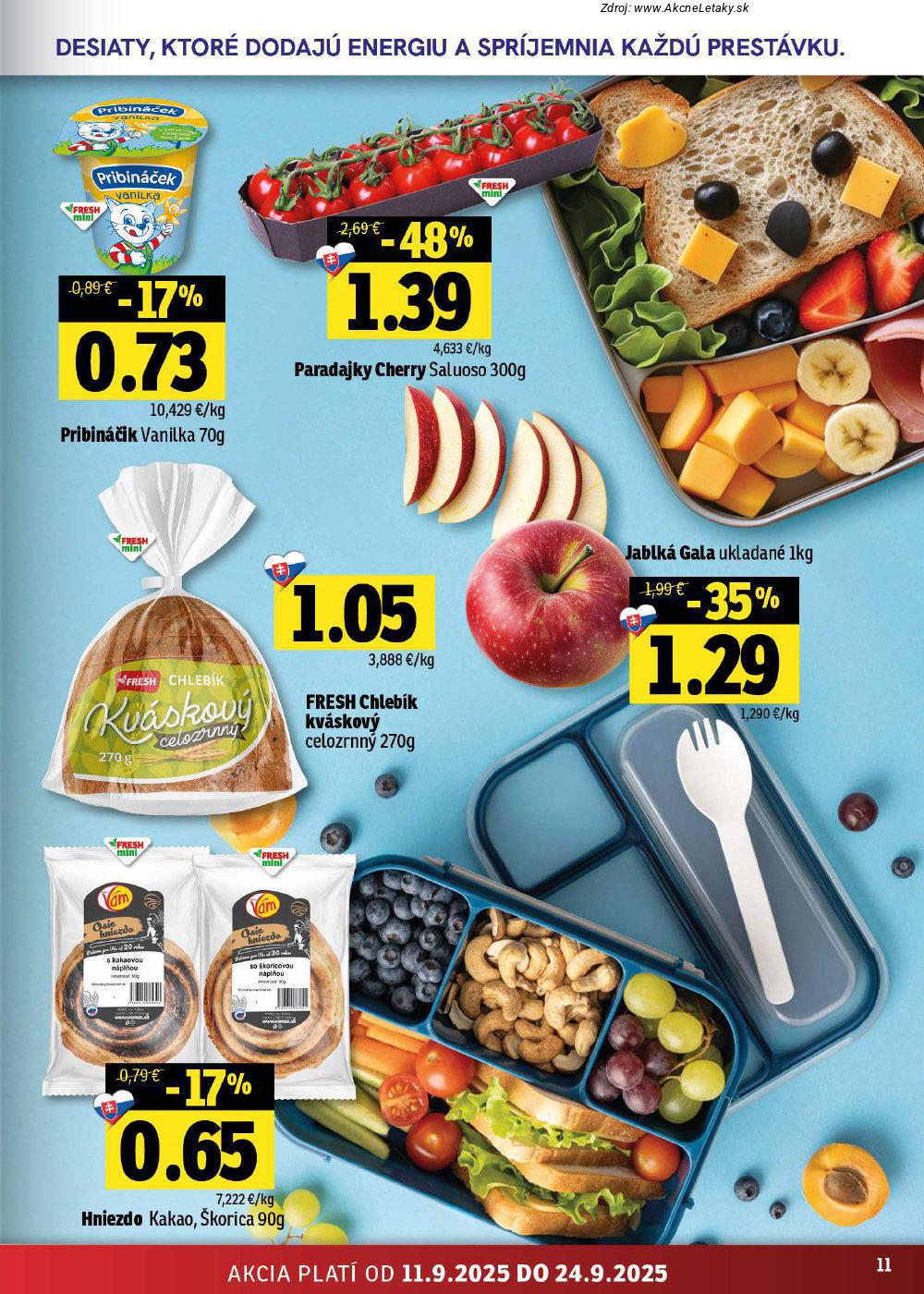 Leták FRESH (11. 9. - 24. 9. 2025) - strana 11 z 48