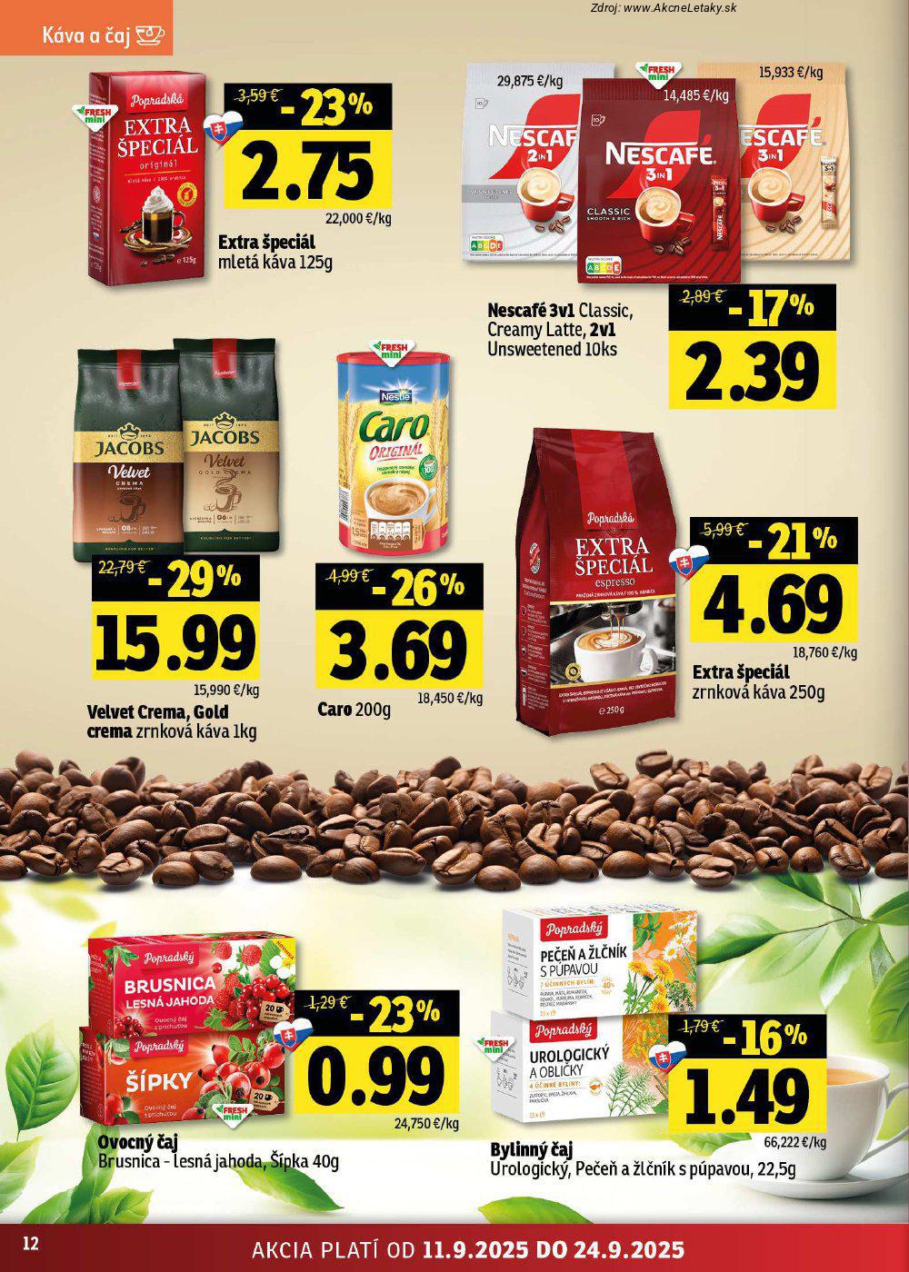 Leták FRESH (11. 9. - 24. 9. 2025) - strana 12 z 48