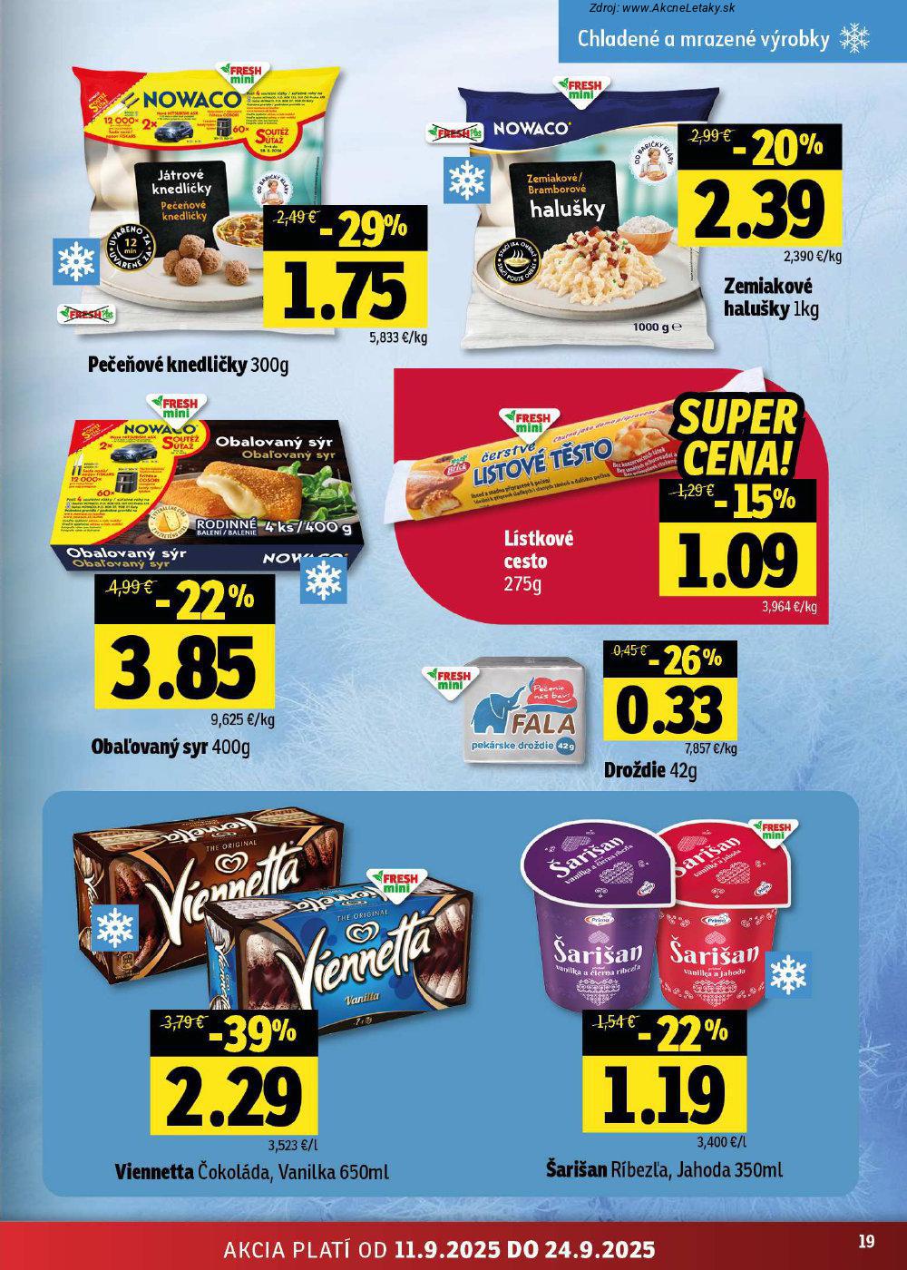 Leták FRESH (11. 9. - 24. 9. 2025) - strana 19 z 48