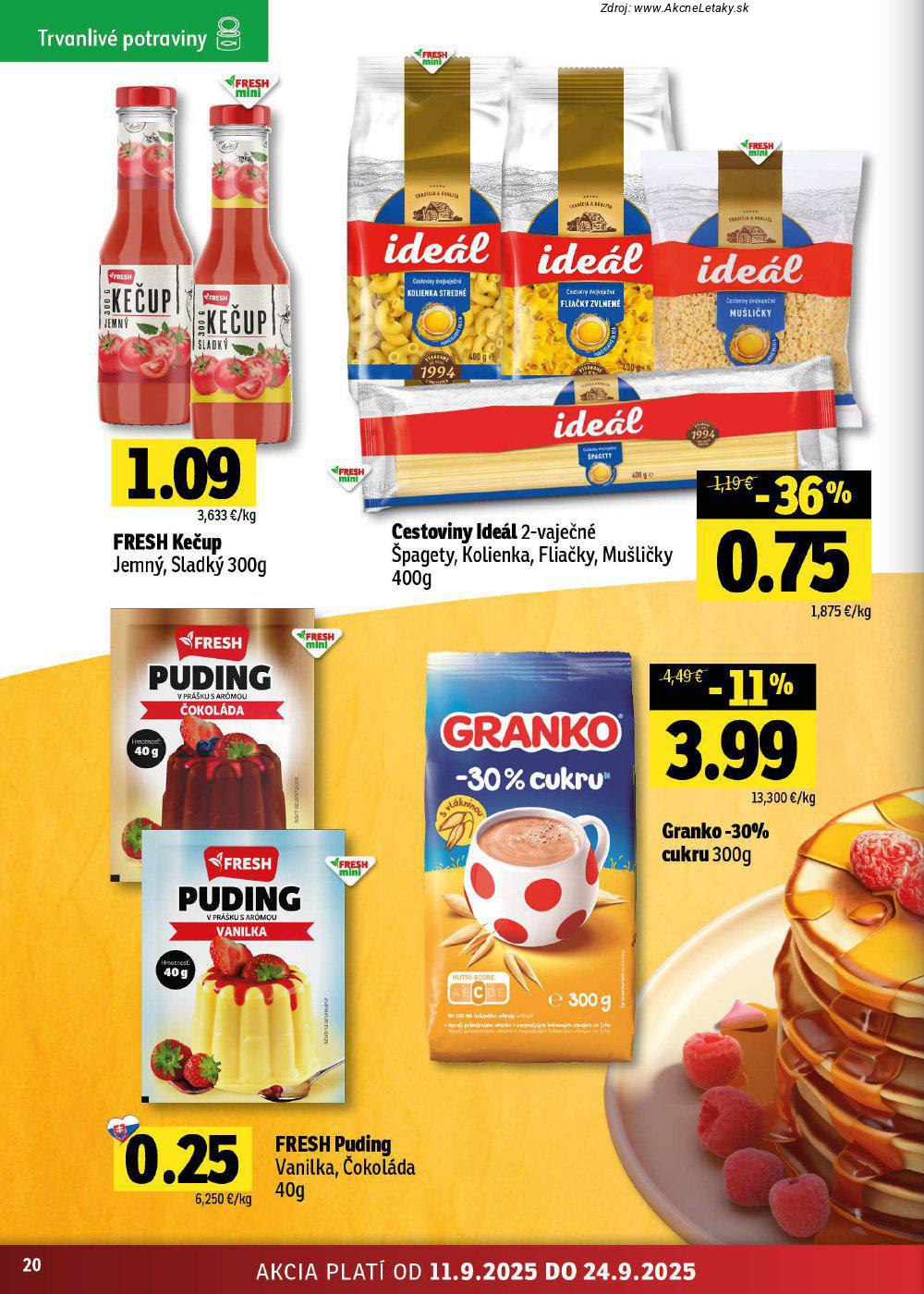 Leták FRESH (11. 9. - 24. 9. 2025) - strana 20 z 46