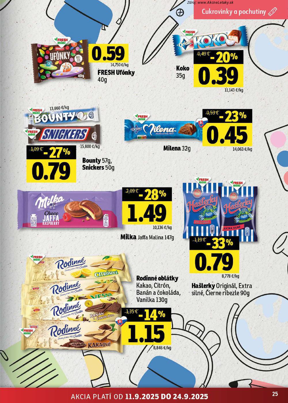 Leták FRESH (11. 9. - 24. 9. 2025) - strana 25 z 46