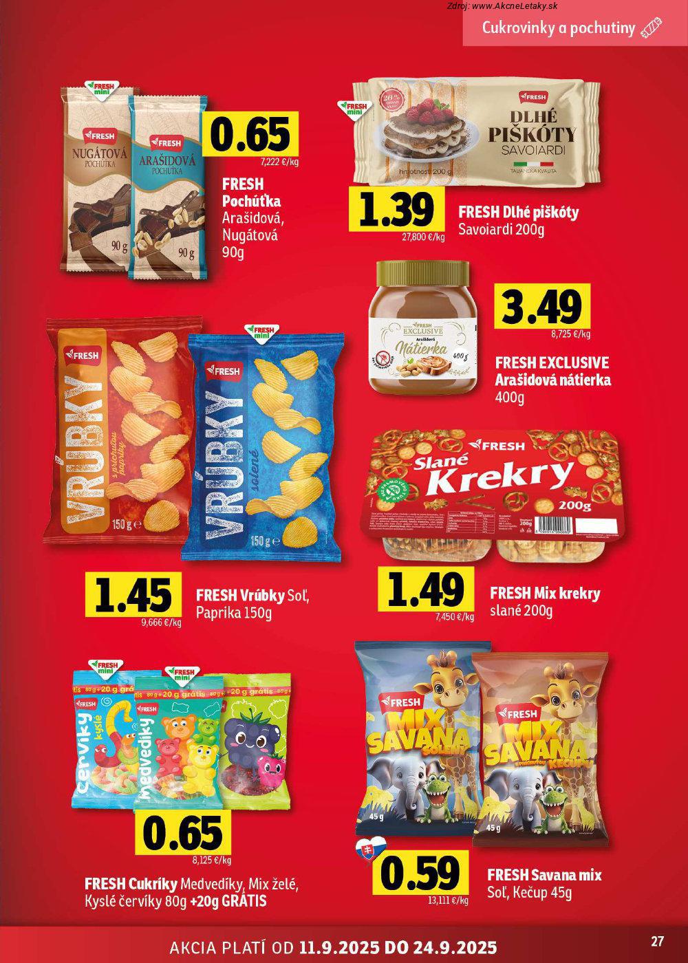 Leták FRESH (11. 9. - 24. 9. 2025) - strana 27 z 46