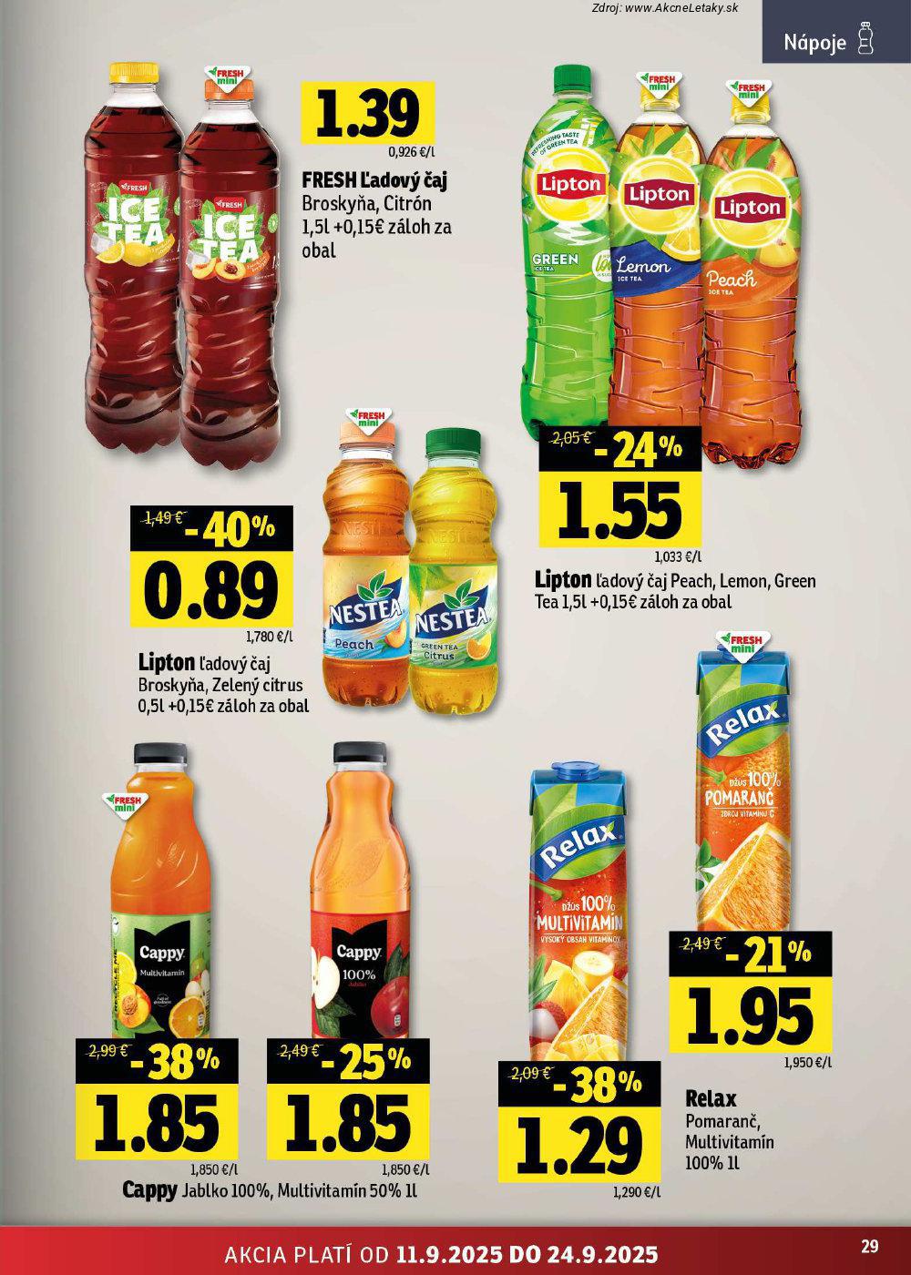 Leták FRESH (11. 9. - 24. 9. 2025) - strana 29 z 46