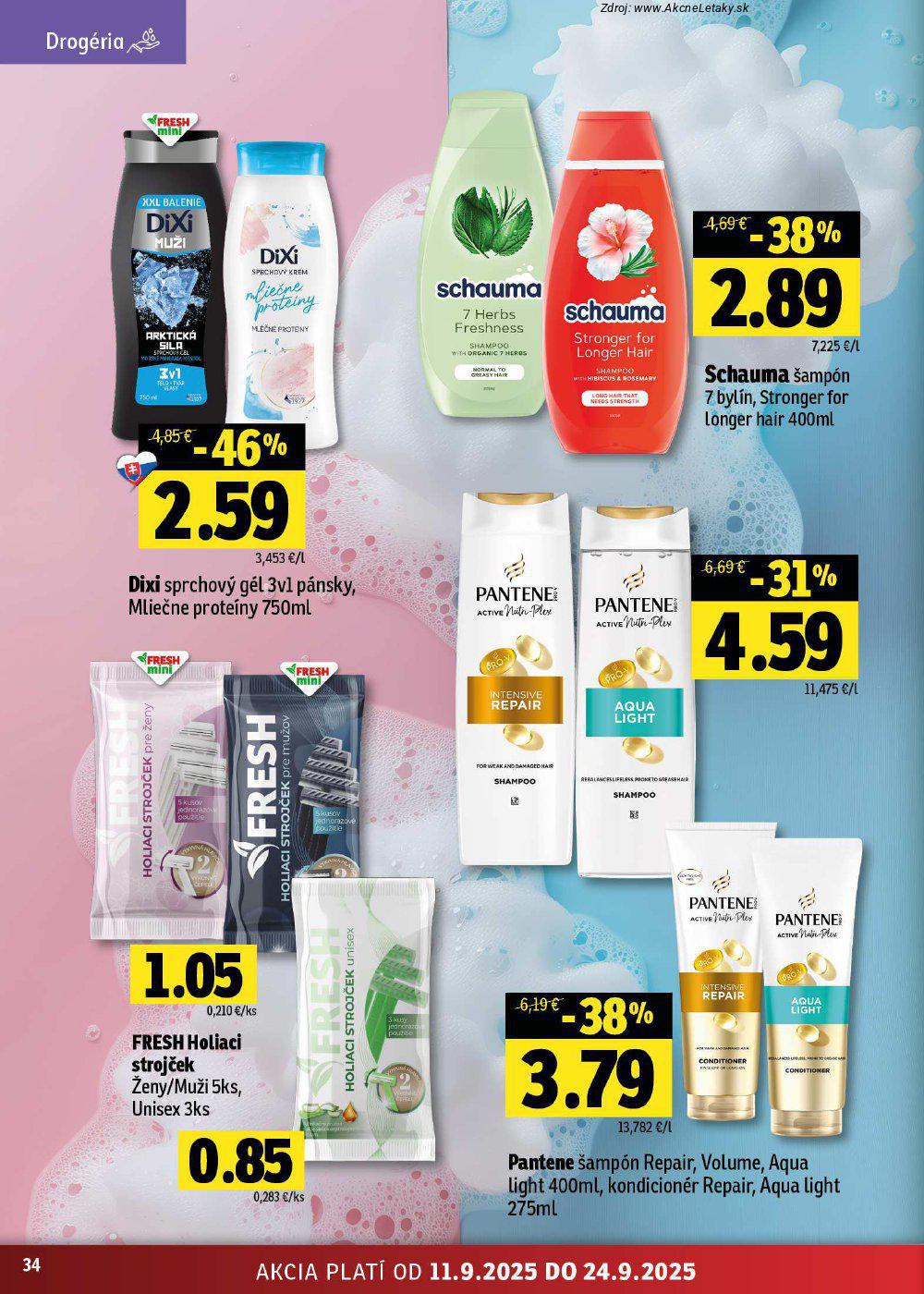 Leták FRESH (11. 9. - 24. 9. 2025) - strana 34 z 46