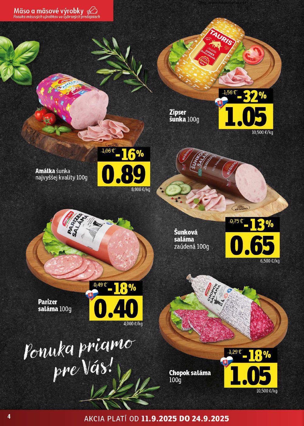 Leták FRESH (11. 9. - 24. 9. 2025) - strana 4 z 46