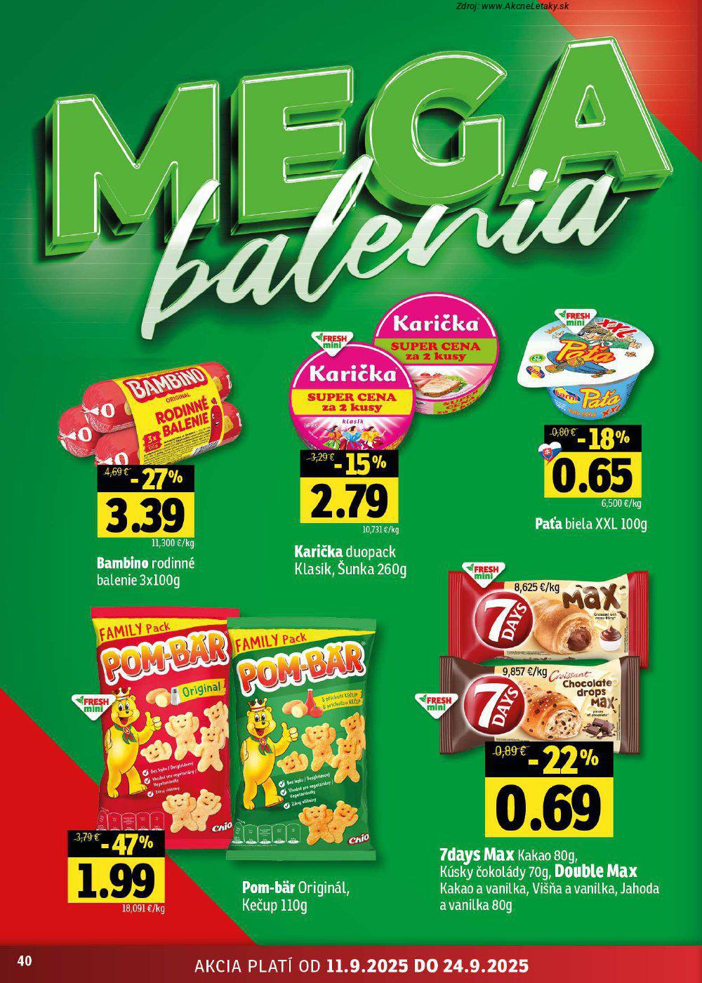 Leták FRESH (11. 9. - 24. 9. 2025) - strana 40 z 46