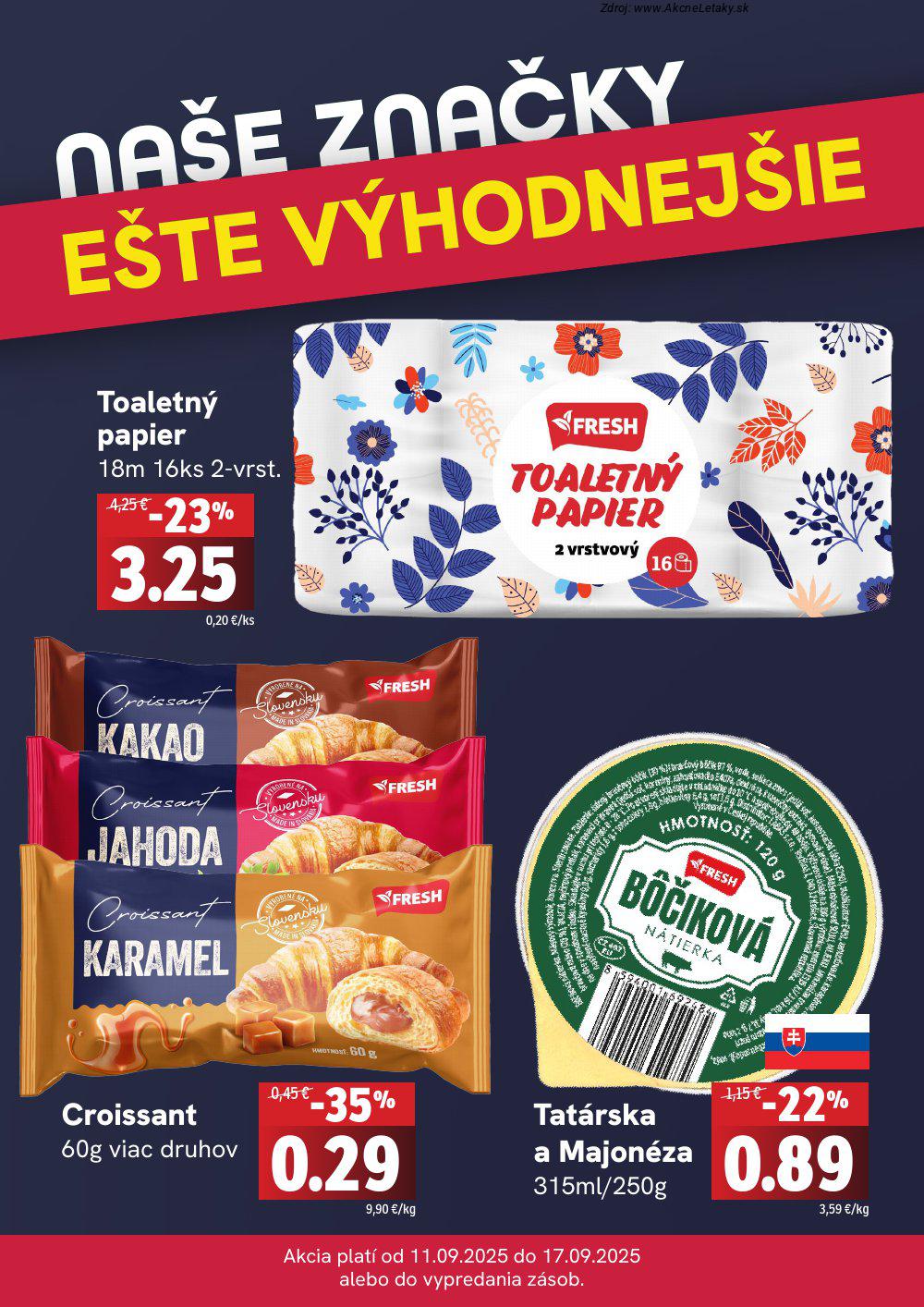 Leták FRESH (11. 9. - 17. 9. 2025) - strana 4 z 4