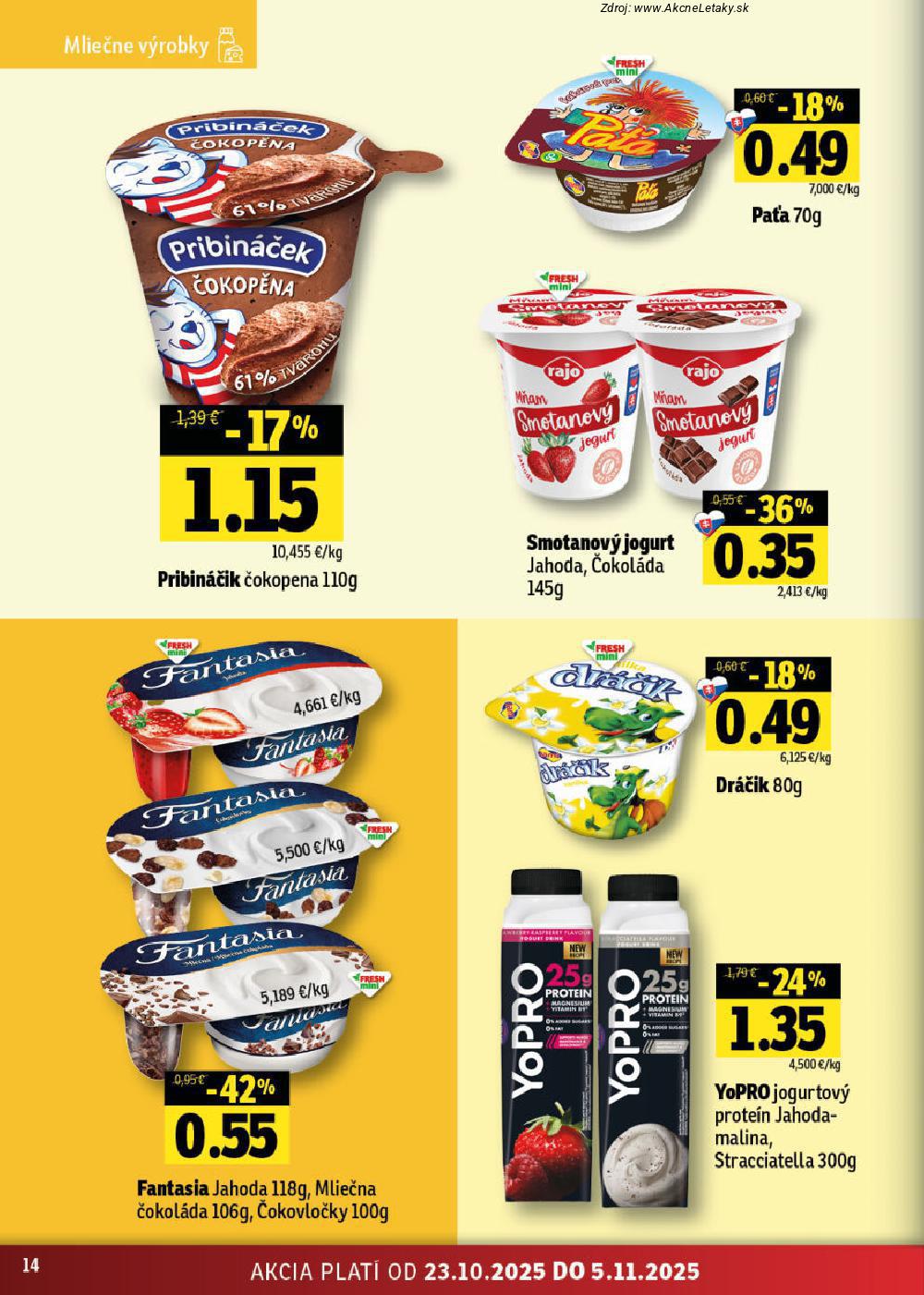 Leták FRESH (23. 10. - 5. 11. 2025) - strana 14 z 60