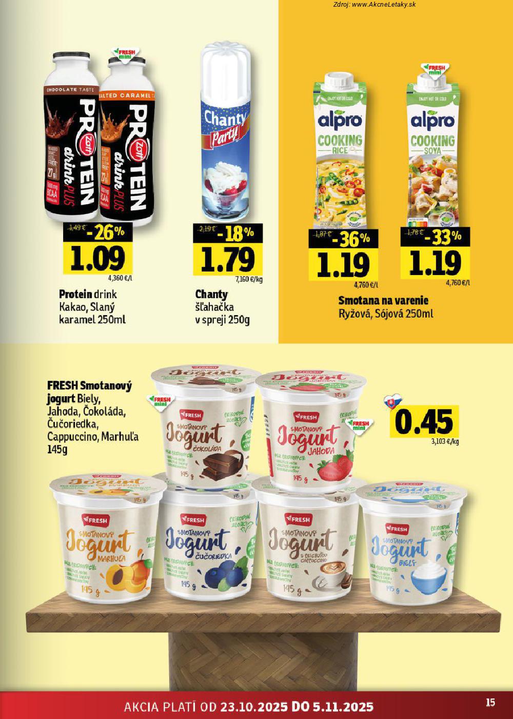 Leták FRESH (23. 10. - 5. 11. 2025) - strana 15 z 60