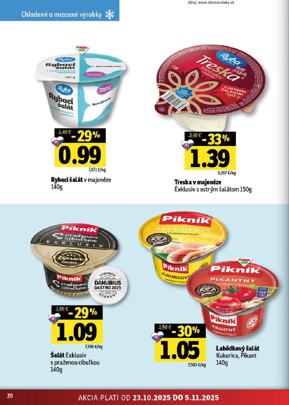 Leták FRESH (23. 10. - 5. 11. 2025) - strana 20 z 60