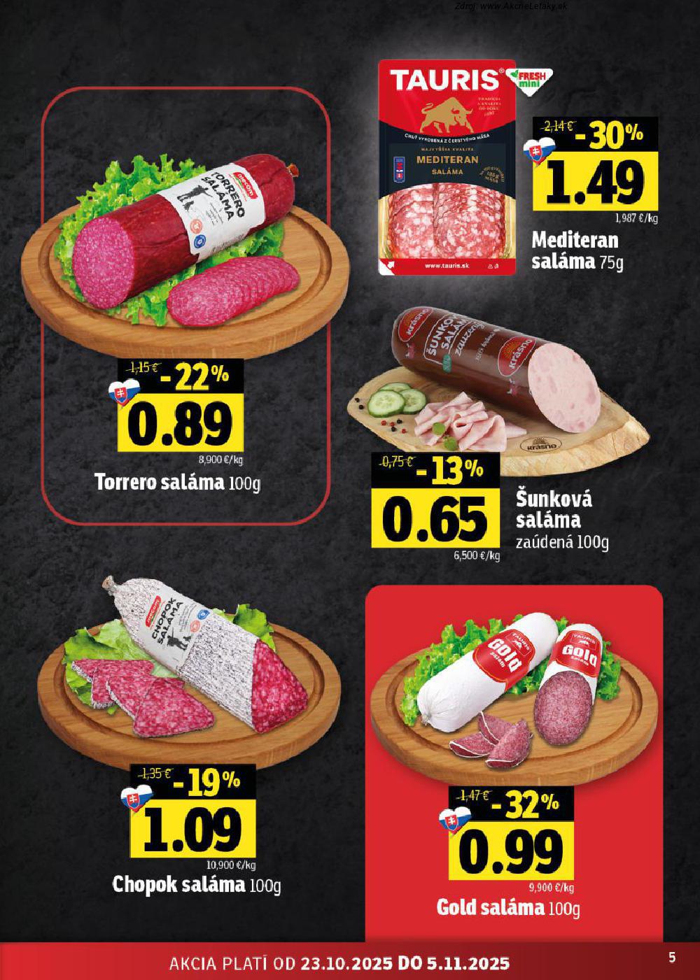 Leták FRESH (23. 10. - 5. 11. 2025) - strana 5 z 60