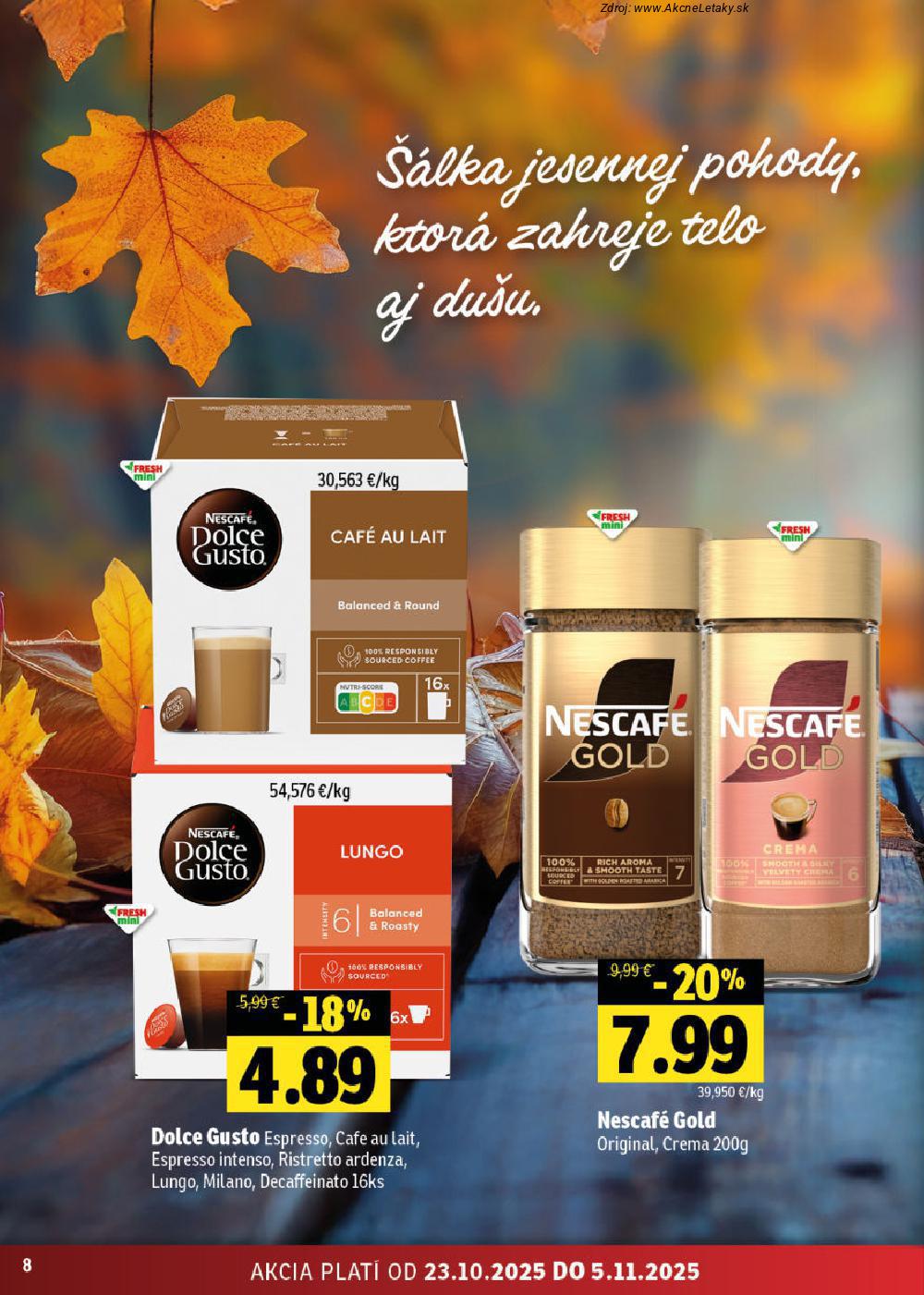 Leták FRESH (23. 10. - 5. 11. 2025) - strana 8 z 60