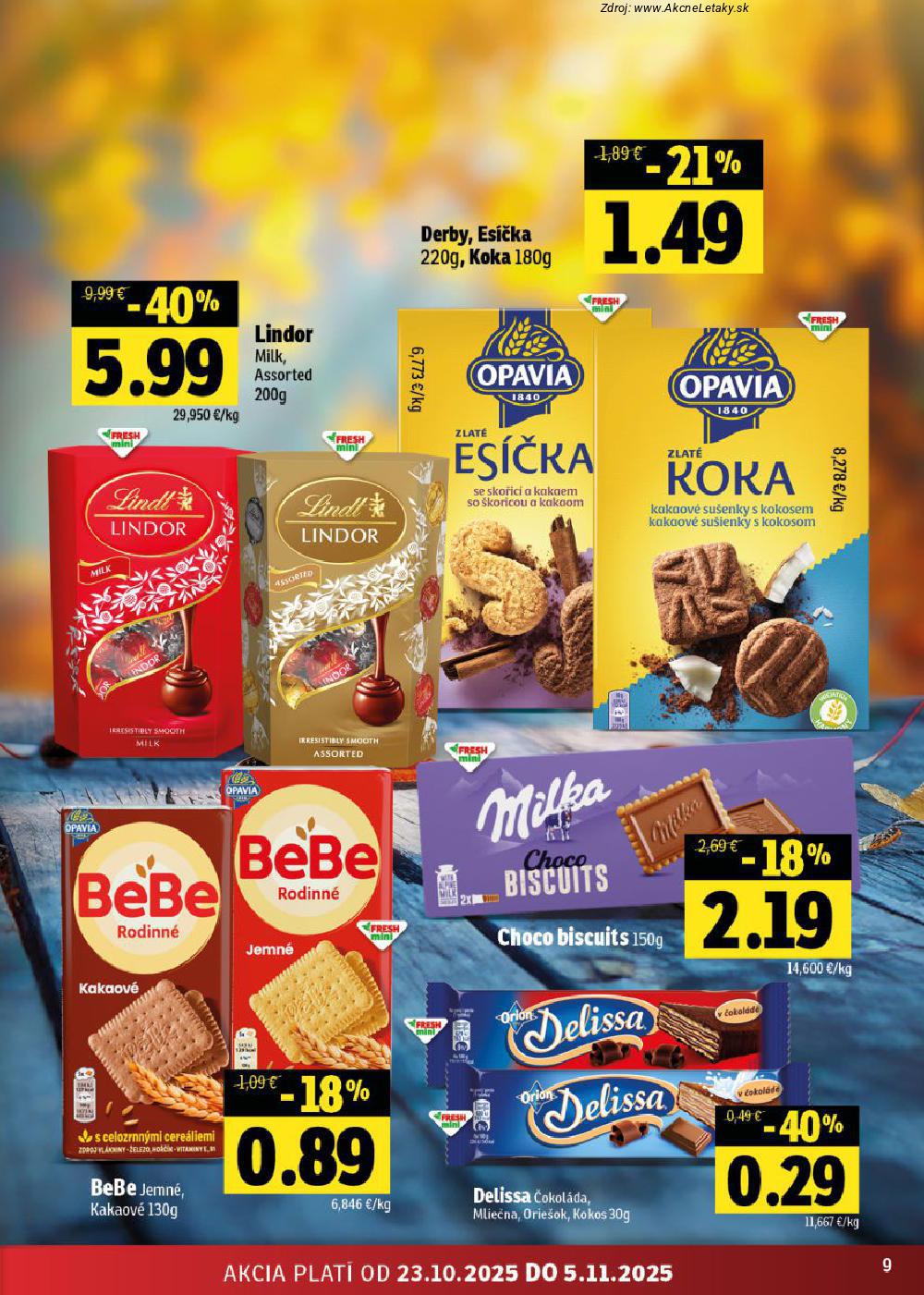 Leták FRESH (23. 10. - 5. 11. 2025) - strana 9 z 60