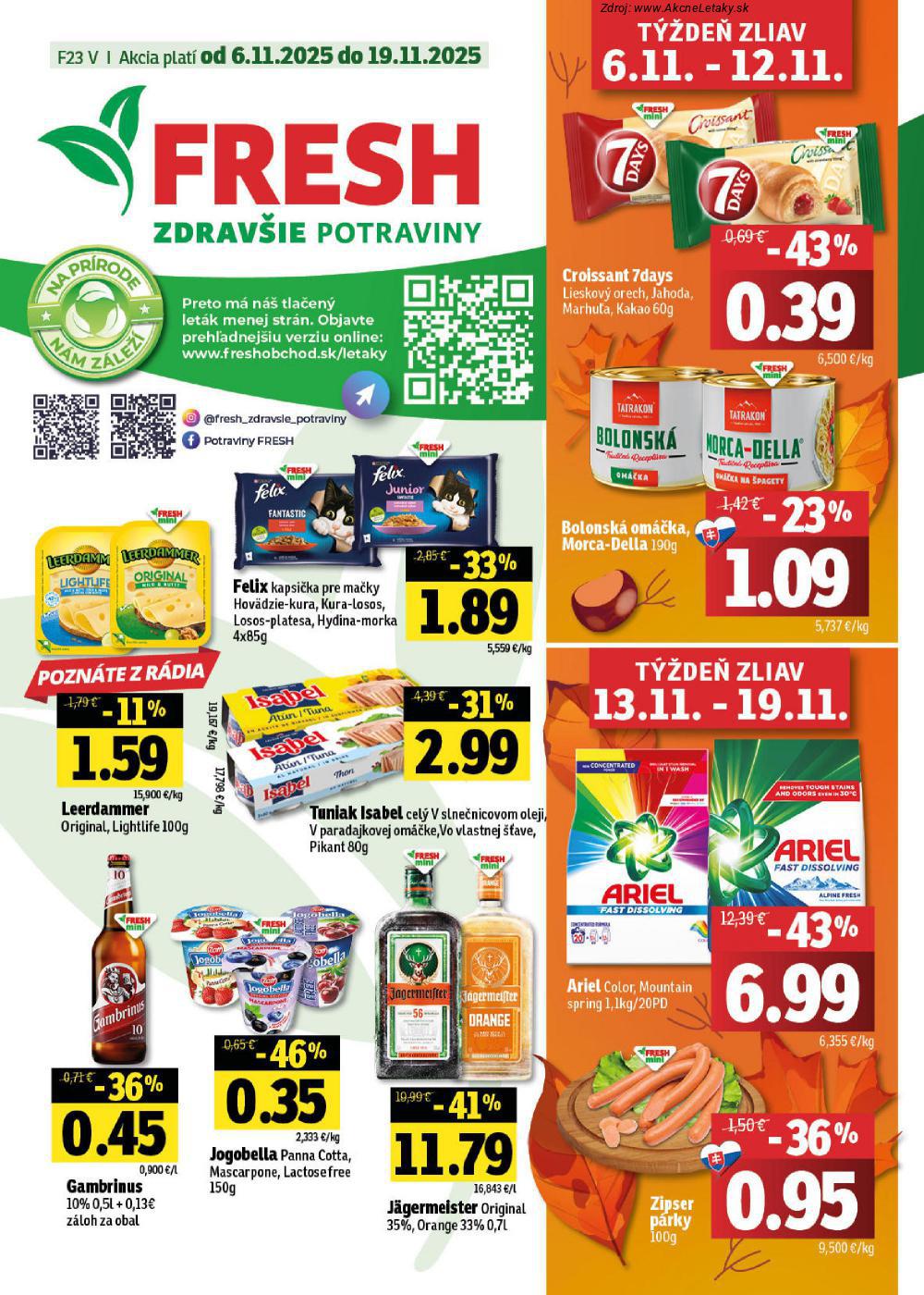 Leták FRESH - strana 1
