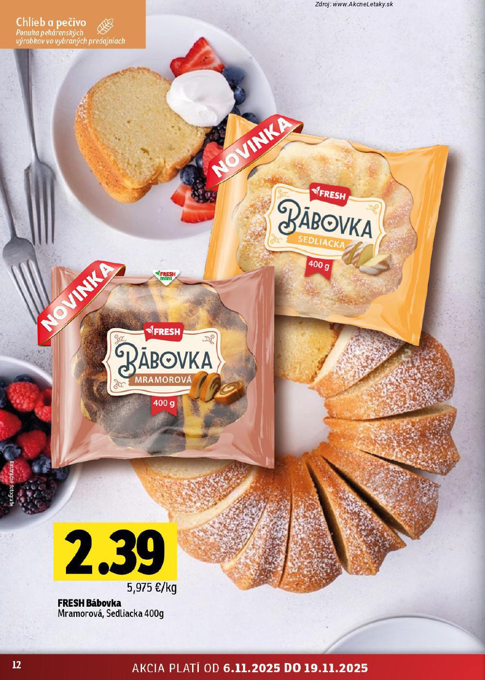 Leták FRESH (6. 11. - 19. 11. 2025) - strana 12 z 48