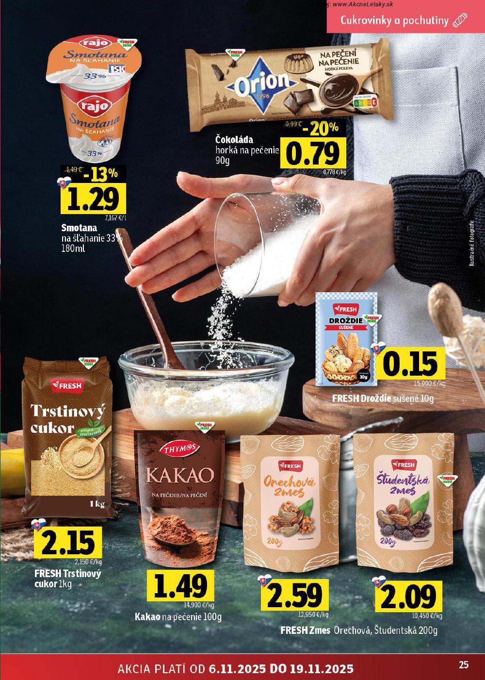 Leták FRESH (6. 11. - 19. 11. 2025) - strana 25 z 48