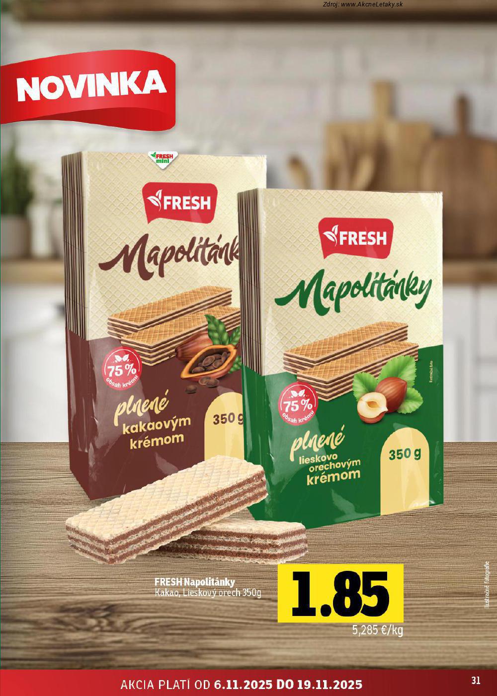 Leták FRESH (6. 11. - 19. 11. 2025) - strana 31 z 48
