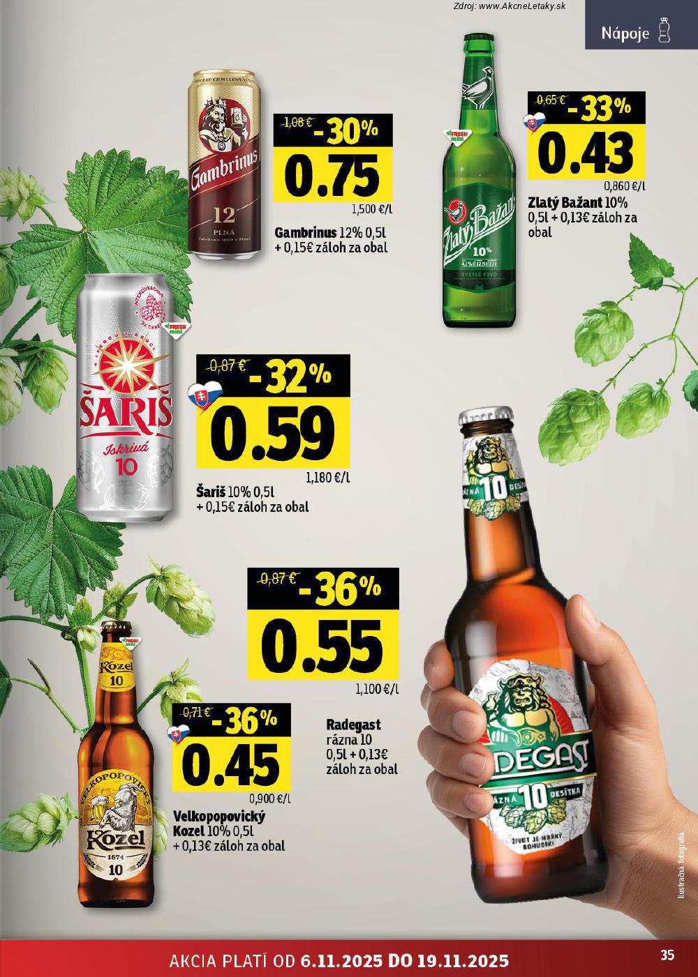 Leták FRESH (6. 11. - 19. 11. 2025) - strana 35 z 48
