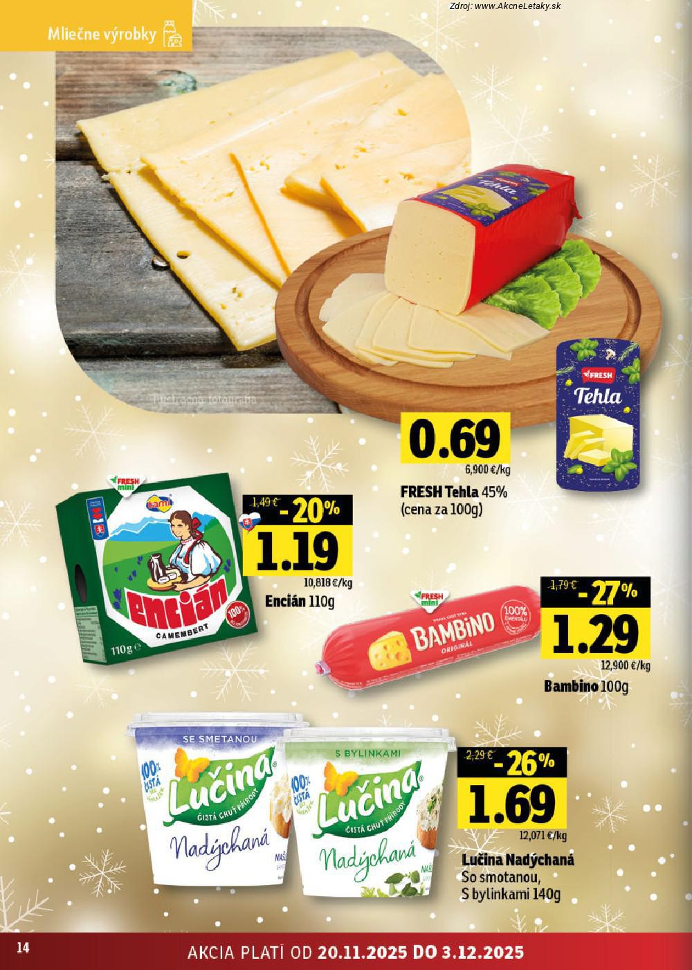Leták FRESH (20. 11. - 3. 12. 2025) - strana 14 z 68