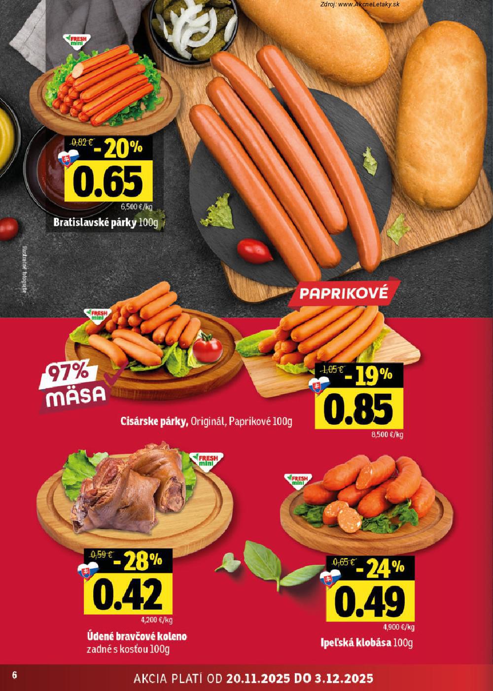 Leták FRESH (20. 11. - 3. 12. 2025) - strana 6 z 68