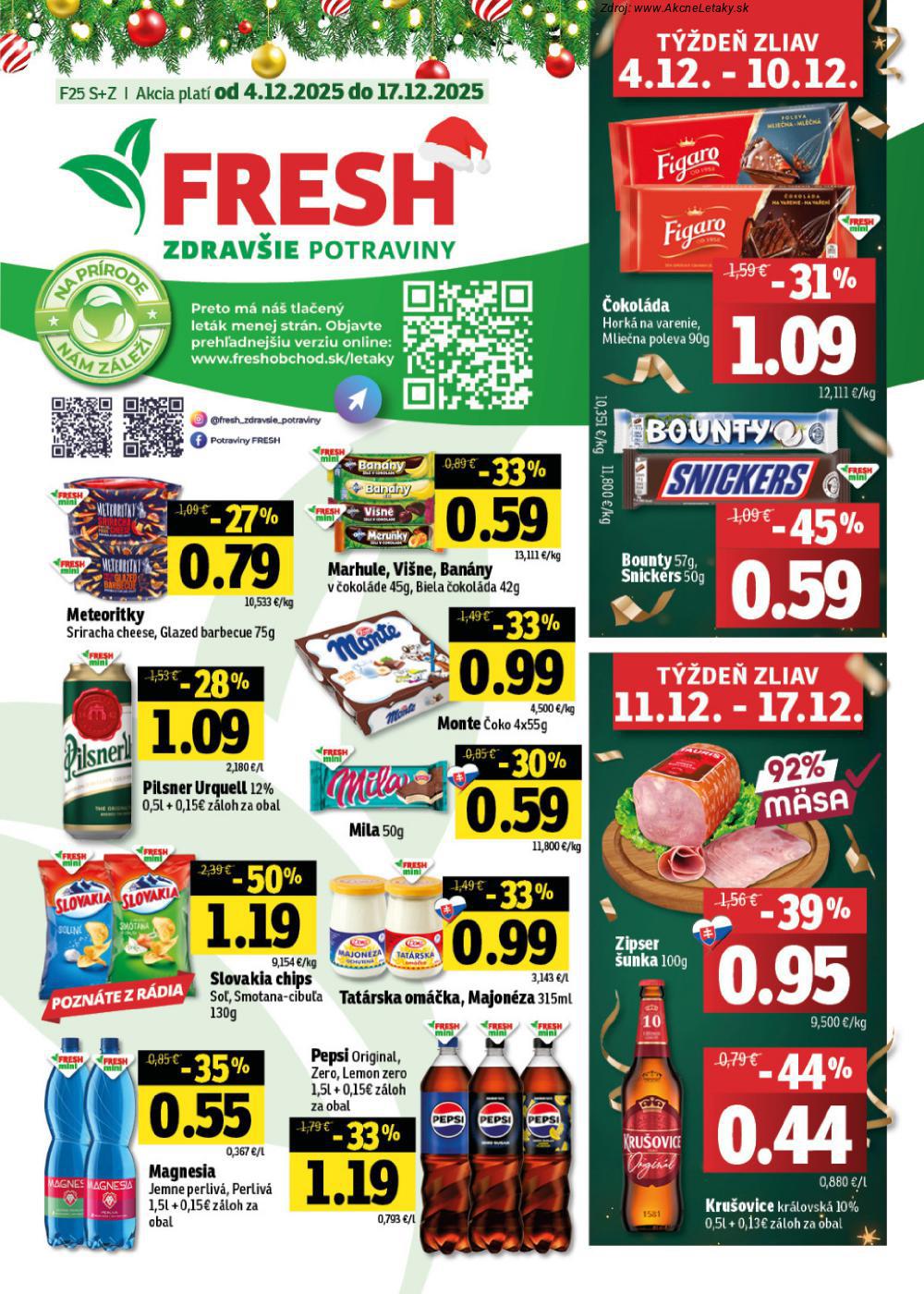 Leták FRESH - strana 1