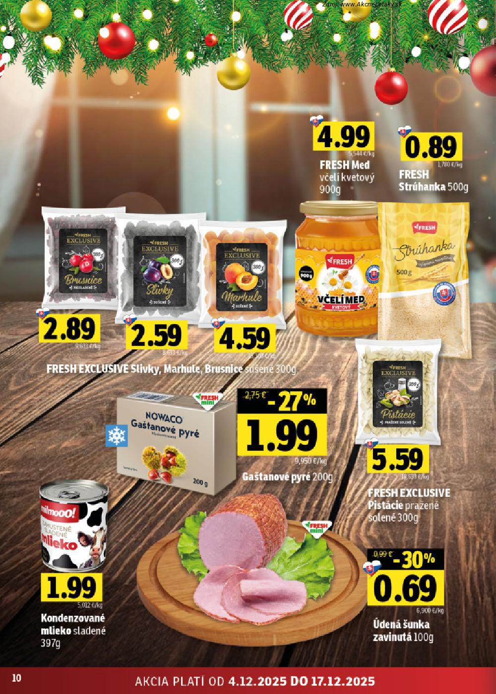 Leták FRESH (4. 12. - 17. 12. 2025) - strana 10 z 50