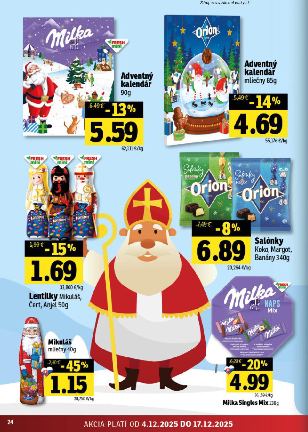 Leták FRESH (4. 12. - 17. 12. 2025) - strana 24 z 50