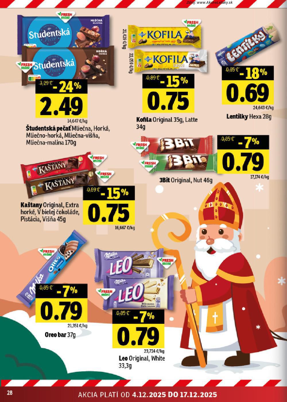 Leták FRESH (4. 12. - 17. 12. 2025) - strana 28 z 50