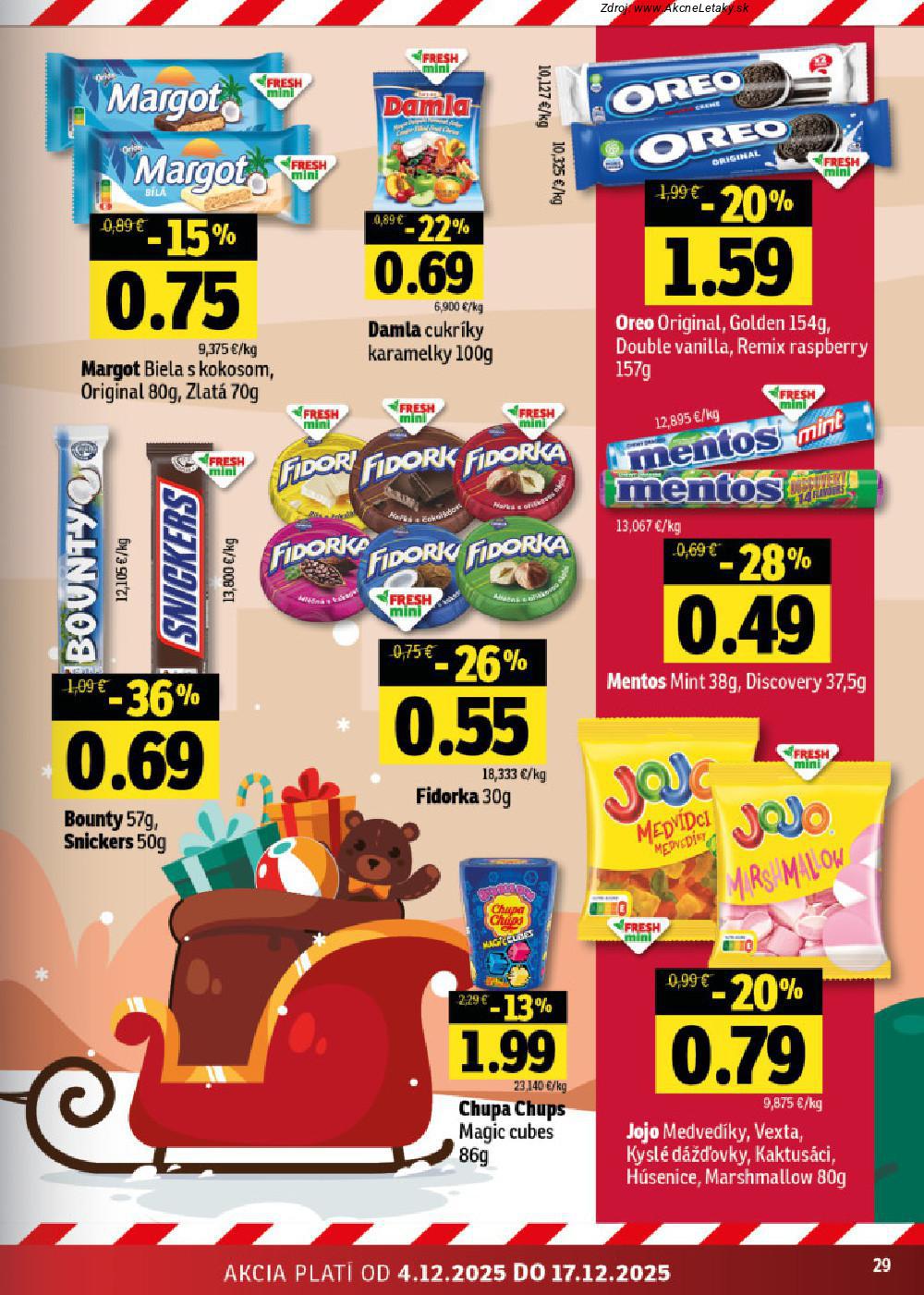 Leták FRESH (4. 12. - 17. 12. 2025) - strana 29 z 50