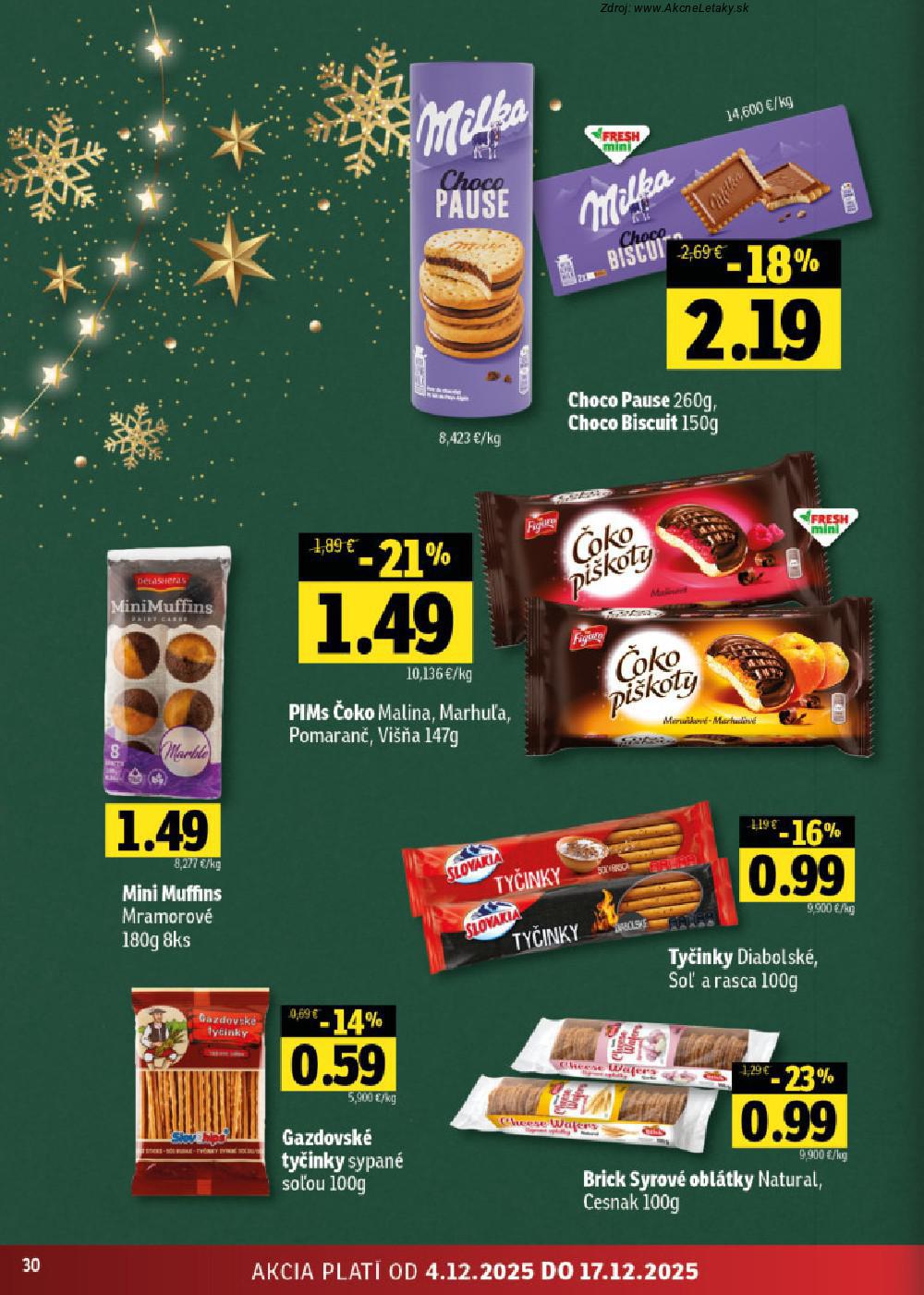 Leták FRESH (4. 12. - 17. 12. 2025) - strana 30 z 50