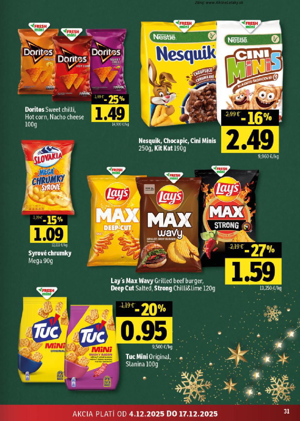 Leták FRESH (4. 12. - 17. 12. 2025) - strana 31 z 50