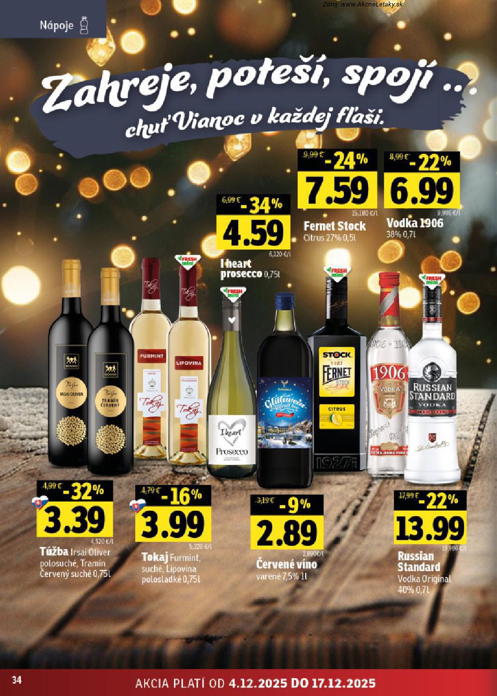 Leták FRESH (4. 12. - 17. 12. 2025) - strana 34 z 50