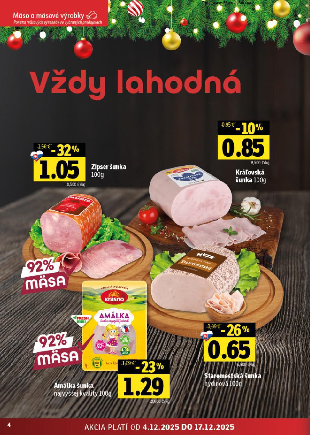 Leták FRESH (4. 12. - 17. 12. 2025) - strana 4 z 50