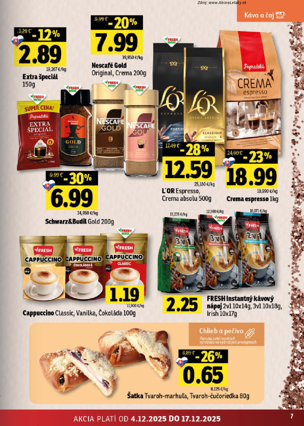 Leták FRESH (4. 12. - 17. 12. 2025) - strana 7 z 50