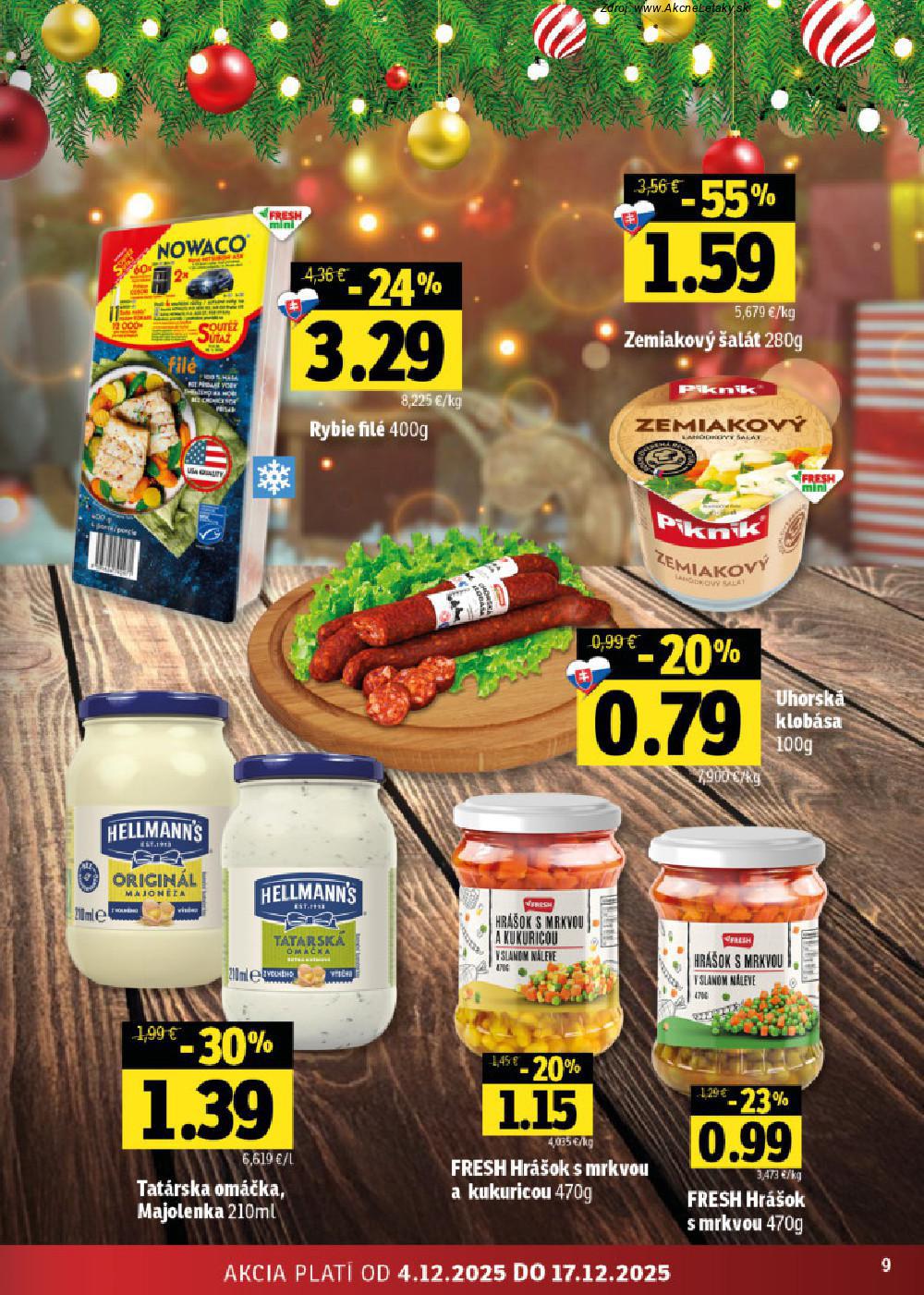 Leták FRESH (4. 12. - 17. 12. 2025) - strana 9 z 50