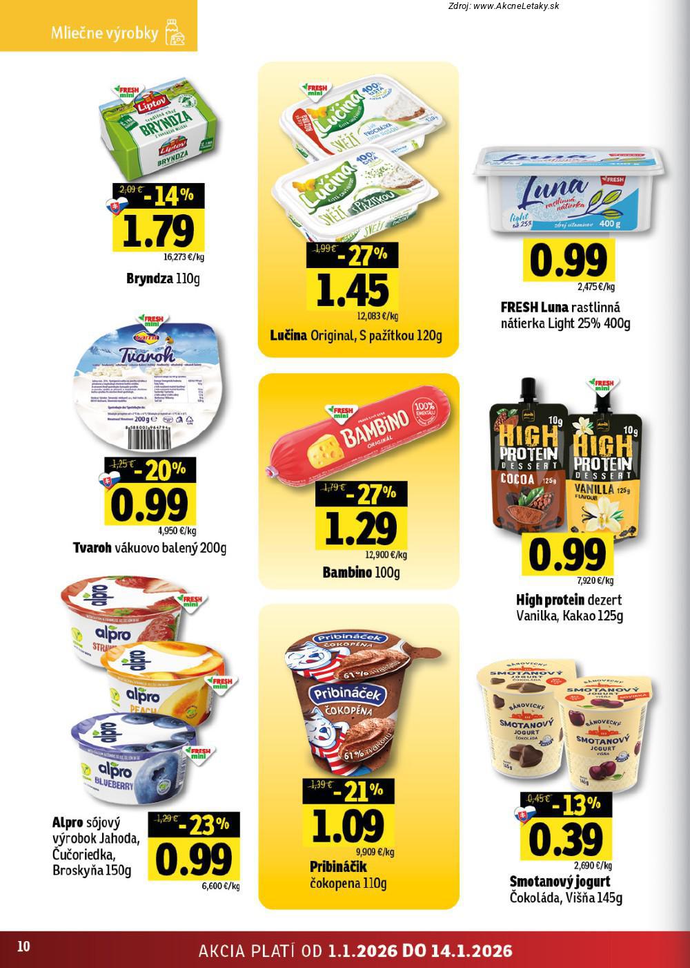 Leták FRESH (1. 1. - 14. 1. 2026) - strana 10 z 34
