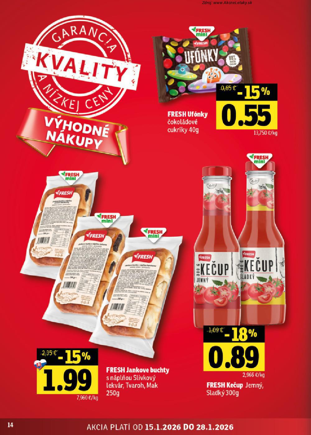 Leták FRESH (15. 1. - 28. 1. 2026) - strana 14 z 38